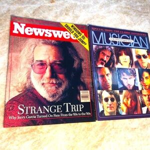 Jerry Garcia death Newsweek. Celebration of music.
